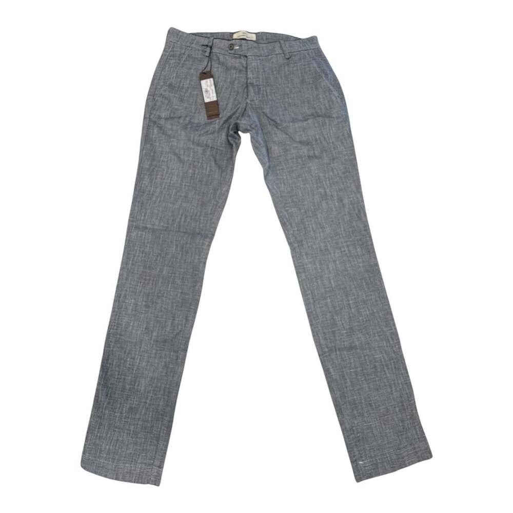 Michael Coal MC-Walter Men’s Pants Size 33 Gray Blue Made in Italy NWT